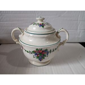 Wedgwood California Earthenware Fruit Sugar Bowl Etruria England